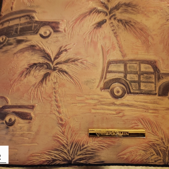 NWT . BRAHMIN COPA CABANA OPTIMISM KATIE CROSSBODY (TAGGED PINK ASSORTED) - Picture 7 of 7